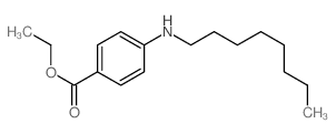 ethyl 4-(octylamino)benzoate结构式