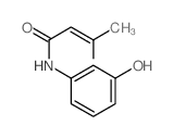 CROTONANILIDE, 3-HYDROXY-3-METHYL-结构式