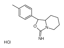 (1R,8aR)-1-(4-methylphenyl)-1,5,6,7,8,8a-hexahydro-[1,3]oxazolo[3,4-a]pyridin-3-imine,hydrochloride结构式