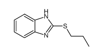 1H-Benzimidazole,2-(propylthio)-(9CI)结构式