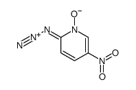 2-azido-5-nitro-1-oxidopyridin-1-ium结构式