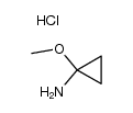 1-methoxycyclopropylammonium chloride Structure