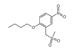 1-butoxy-2-((methylsulfonyl)methyl)-4-nitrobenzene结构式