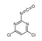 4,6-dichloro-2-isocyanatopyrimidine Structure