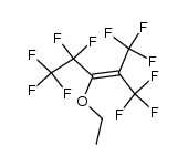 3-ethoxy-1,1,1,4,4,5,5,5-octafluoro-2-trifluoromethyl-pent-2-ene结构式