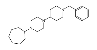 1-(1-benzylpiperidin-4-yl)-4-cycloheptylpiperazine Structure