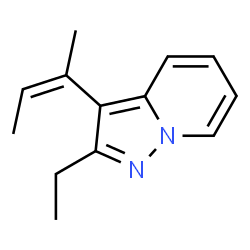 Pyrazolo[1,5-a]pyridine, 2-ethyl-3-[(1Z)-1-methyl-1-propenyl]- (9CI) picture