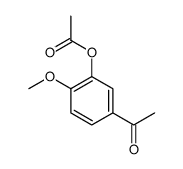 1-[3-(乙酰氧基)-4-甲氧基苯基]-乙星空app结构式