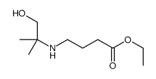 ethyl 4-[(1-hydroxy-2-methylpropan-2-yl)amino]butanoate结构式