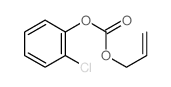 (2-chlorophenyl) prop-2-enyl carbonate结构式