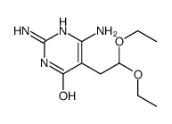 2,6-DIAMINO-5-(2,2-DIETHOXYETHYL)PYRIMIDIN-4-OL Structure