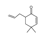 6-allyl-4,4-dimethyl-cyclohex-2-enone结构式