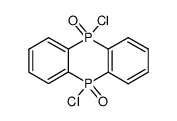 5,10-dichloro-5,10-dihydro-phosphanthrene 5,10-dioxide Structure