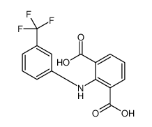 1,3-Benzenedicarboxylic acid,2-[[3-(trifluoromethyl)phenyl]amino]-结构式