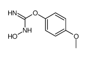 (4-methoxyphenyl) N'-hydroxycarbamimidate Structure