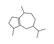 didehydrooctahydro-7-isopropyl-1,4-dimethyl azulene structure