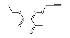 ethyl 2-(2-propynyloxyimino)-3-oxobutyrate Structure