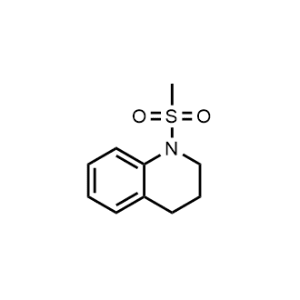 1-甲磺酰基-1,2,3,4-四氢喹啉结构式