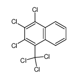 1,2,3-Trichlor-4-(trichlormethyl)naphthalin Structure