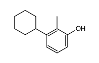 3-cyclohexyl-2-methylphenol Structure