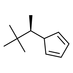 1,3-Cyclopentadiene,5-[(1S)-1,2,2-trimethylpropyl]-(9CI) structure