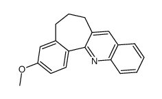 3-methoxy-6,7-dihydro-5H-benzo[6,7]cyclohepta[1,2-b]quinoline结构式