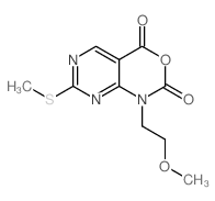 1-(2-甲氧基乙基)-7-(甲基硫代)-1H-嘧啶并[4,5-d][1,3]噁嗪-2,4-二酮图片