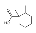 1,2-dimethylcyclohexane-1-carboxylic acid Structure