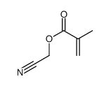 cyanomethyl 2-methylprop-2-enoate Structure