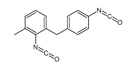 3-(p-isocyanatobenzyl)-o-tolyl isocyanate structure