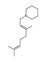 1-(3,7-dimethylocta-2,6-dienyl)piperidine Structure