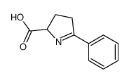 5-phenyl-3,4-dihydro-2H-pyrrole-2-carboxylic acid Structure