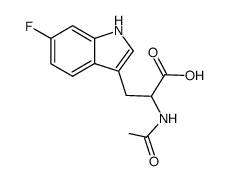 Ac-6'-F-Trp-OH结构式