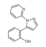 2-[1-(pyridin-2-yl)-1H-pyrazol-5-yl]phenol Structure