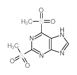 2,6-bis(methylsulfonyl)-5H-purine Structure