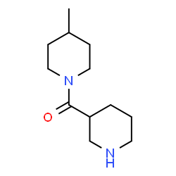 (4-METHYL-PIPERIDIN-1-YL)-PIPERIDIN-3-YL-METHANONE结构式