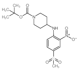 1-BOC-4-[4-(METHYLSULFONYL)-2-NITROPHENYL]PIPERIDIN-4-AMINE图片