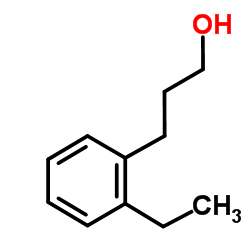 3-(2-Ethylphenyl)-1-propanol结构式