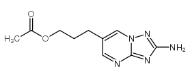 3-(2-AMINO[1,2,4]TRIAZOLO[1,5-A]PYRIMIDIN-6-YL)PROPYL ACETATE Structure