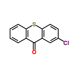 2-Chlorothioxanthone structure