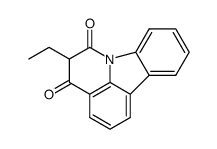 5-ethyl-pyrido[3,2,1-jk]carbazole-4,6-dione结构式