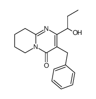 3-benzyl-2-(1-hydroxypropyl)-6,7,8,9-tetrahydro-4H-pyrido[1,2-a]pyrimidin-4-one结构式