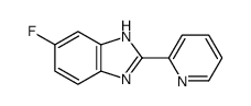 5-Fluoro-2-(pyridin-2-yl)-1H-benzo[d]imidazole structure