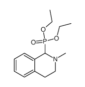 diethyl (2-methyl-1,2,3,4-tetrahydroisoquinolin-1-yl)phosphonate结构式