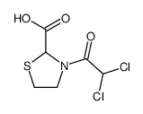 3-(2,2-dichloroacetyl)-1,3-thiazolidine-2-carboxylic acid结构式