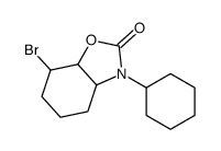 7-bromo-3-cyclohexyl-3a,4,5,6,7,7a-hexahydro-1,3-benzoxazol-2-one Structure