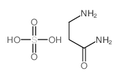 3-aminopropanamide,sulfuric acid结构式