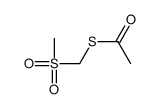 S-(methylsulfonylmethyl) ethanethioate Structure