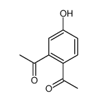 1-(2-acetyl-4-hydroxyphenyl)ethanone结构式