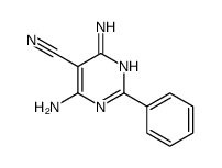 4,6-diamino-2-phenylpyrimidine-5-carbonitrile Structure